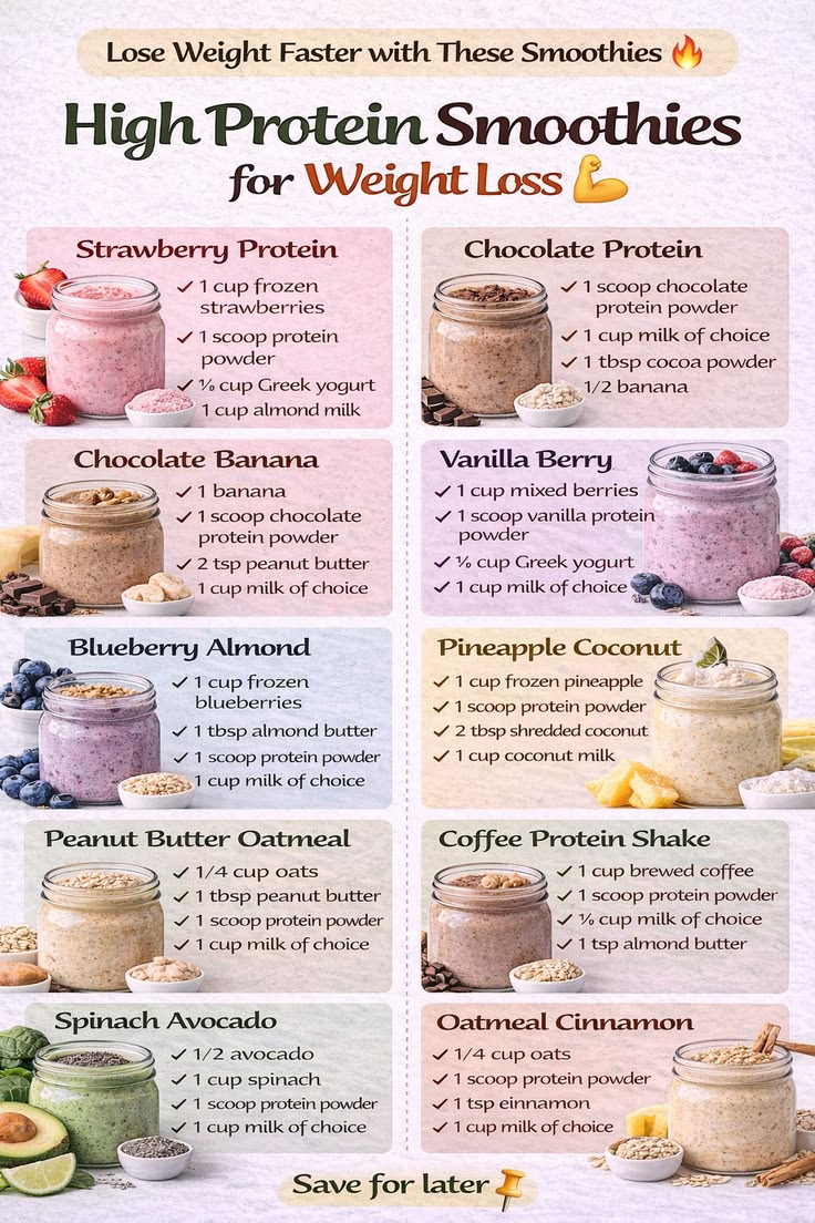 Smoothie Recipes for Energy and Weight Loss